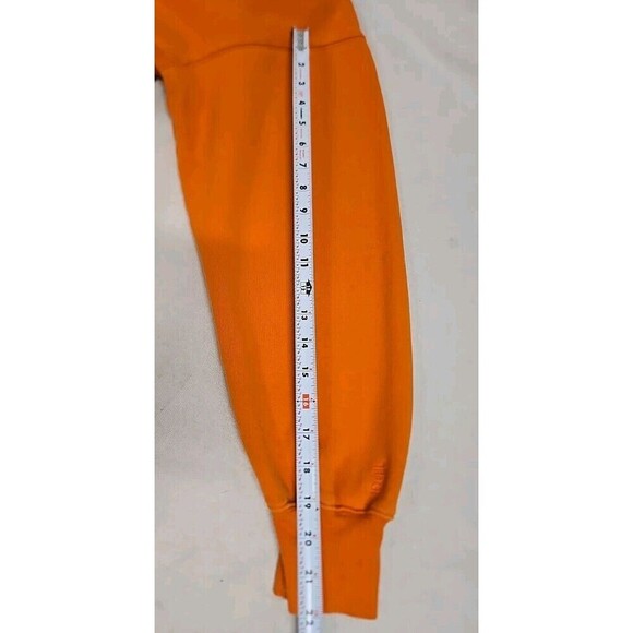 Aritzia Tna COZYAF FLEECE Full-Zip Sweatshirt Hoodie Orange Women’s Size 2 EUC - Picture 11 of 11